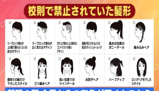 ツーブロック禁止の理由は“就活で不利”…校則改革に挑んだ高校生たち 企業に聞いたら「印象悪く感じない」