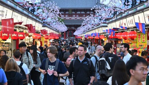 7月訪日客、単月過去最高329万人　1～7月2000万人突破は最速